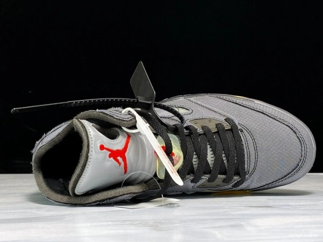 CT8480-001 Black Jordan Air x 5 Off-White 1206